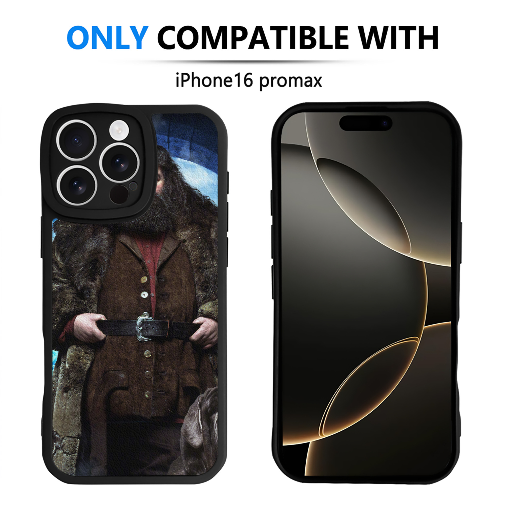 （画像用） Harry Potter ハリー・ポッターシリーズ 【iPhone 16シリーズ対応】シリコンスマホケース（レザー調） 材質：シリコン